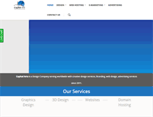 Tablet Screenshot of capitalarts.net